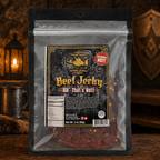 The Armored Kingdom Gourmet "OH" That's Hot! Beef Jerky-3oz-Protein Dried Savory Meat with Cayenne Pepper-Teriyaki Sauce-USDA Inspected