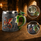 The Armored Kingdom Legacy of the Firewing Dragon Mug-Collector Gift Piece-Durable Build