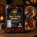 The Armored Kingdom Gourmet Armageddon Beef Jerky-THE HOTTEST BEEF JERKY EVER!- Inferno Dried Snack-Handcrafted for Adults-U.S.A. Inspected