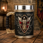The Armored Kingdom Angel of Vengeance Mug-Gothic Design-Durable Resin-Collector Gift