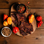 The Armored Kingdom Gourmet Carolina Reaper Beef Jerky-3oz-Super Hot-USA Inspected- Protein Dried Snack