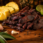 The Armored Kingdom Gourmet Tropical Fusion Beef Jerky-3oz-High-Protein Dried Meat Snack-USDA Certified
