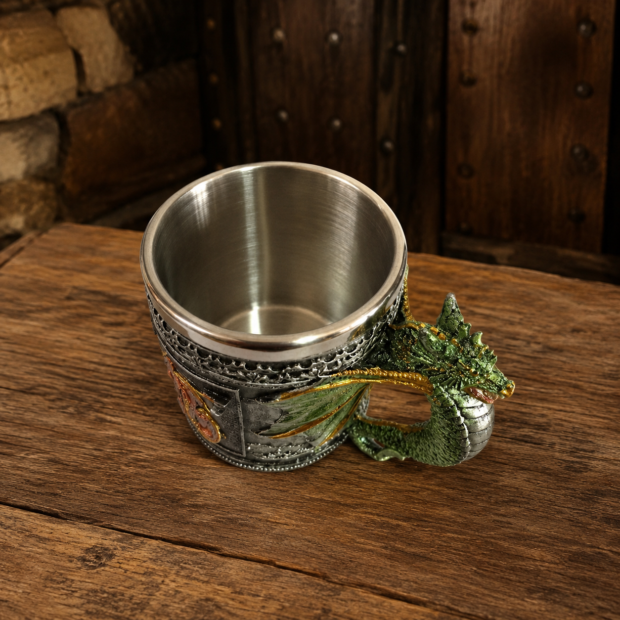 The Armored Kingdom Legacy of the Firewing Dragon Mug-Collector Gift Piece-Durable Build