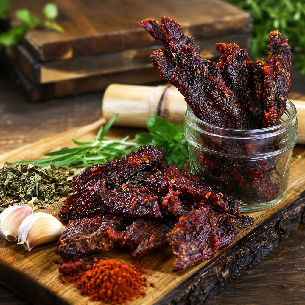The Armored Kingdom Gourmet Carne Asada Beef Jerky-3oz