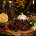 The Armored Kingdom Gourmet Spicy Sweet Jerky-Dried Snack-Dry Meat-Protein Snack-Savory