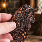 The Armored Kingdom Gourmet Cracked Black Pepper Beef Jerky-3oz-Savory High-Protein Snack, Resealable Bag, U.S.A. Inspected & Approved-Dried