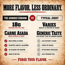 Carne Asada (Latin Inspired) Gourmet Beef Jerky by The Armored Kingdom Jerky-3oz-Savory Protein Snack-The Armored Kingdom - The Armored Kingdom