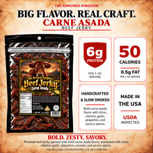 Carne Asada (Latin Inspired) Gourmet Beef Jerky by The Armored Kingdom Jerky-3oz-Savory Protein Snack-The Armored Kingdom - The Armored Kingdom
