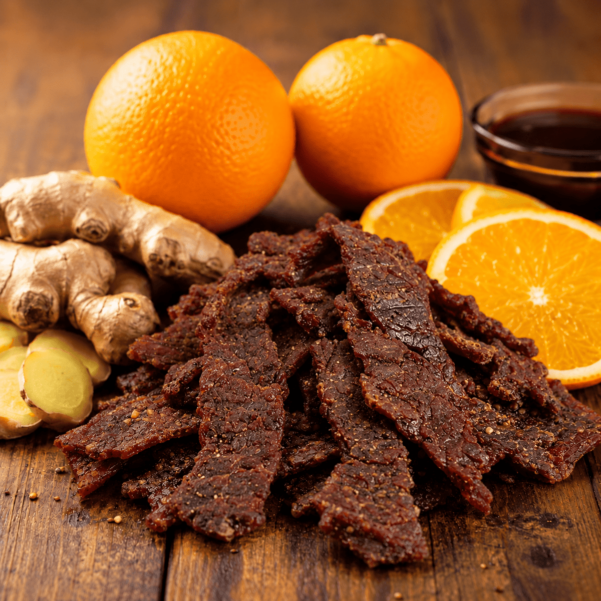 Peppered Orange Teriyaki Gourmet Beef Jerky by The Armored Kingdom Jerky 3oz Premium Cuts, Bold Spicy Heat, High Protein, Savory Flavorful Blend, The Armored Kingdom - The Armored Kingdom