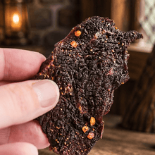 The Armored Kingdom Gourmet Cracked Black Pepper Beef Jerky-3oz-Savory High-Protein Snack, Resealable Bag, U.S.A. Inspected & Approved-Dried - The Armored Kingdom