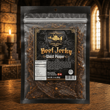 The Armored Kingdom Gourmet Ghost Pepper Beef Jerky-3oz-high protein dry snack - The Armored Kingdom