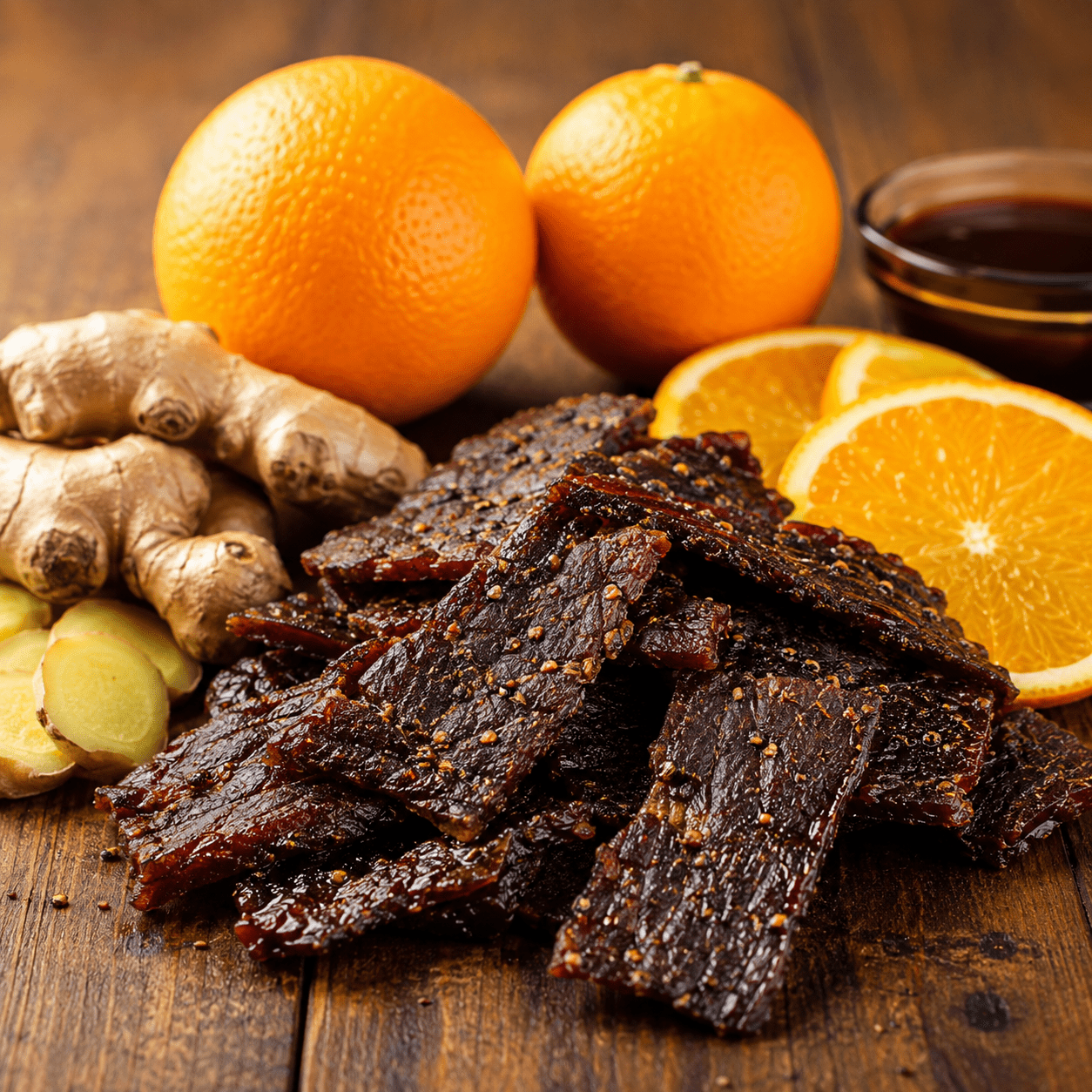 The Armored Kingdom Gourmet Peppered Orange Teriyaki Beef Jerky - The Armored Kingdom