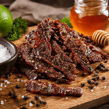 The Armored Kingdom Gourmet Sea Salt, Honey & Pepper Beef Jerky-3oz-protein dry snack - The Armored Kingdom