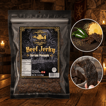 The Armored Kingdom Gourmet Serrano Pineapple Beef Jerky-3oz-USA Made-Dried Meat-Protein Snack - The Armored Kingdom