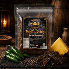 The Armored Kingdom Gourmet Serrano Pineapple Beef Jerky-3oz-USA Made-Dried Meat-Protein Snack - The Armored Kingdom