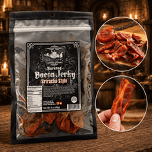 The Armored Kingdom Gourmet Sriracha Style Bacon Jerky-High Protein Dried Snack-Bold Sriracha Sauce Flavor - The Armored Kingdom