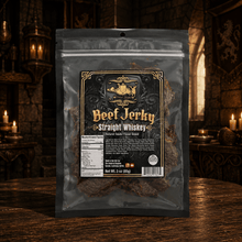 The Armored Kingdom Gourmet Straight Whiskey Beef Jerky-3oz-High Protein Dry Snack-Savory-Marinated with straight whiskey - The Armored Kingdom