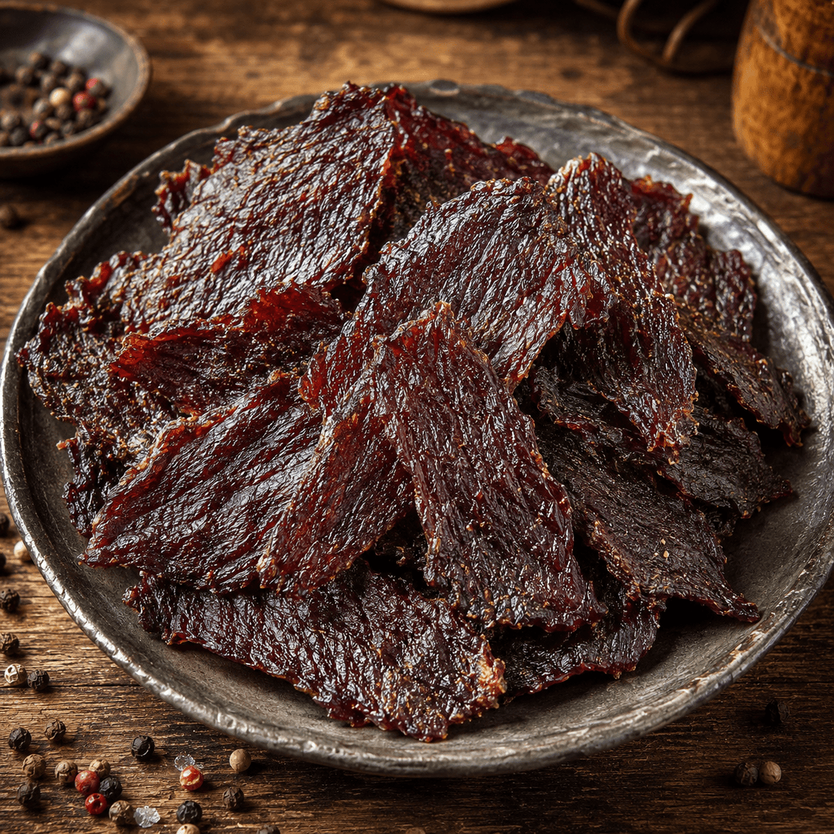 The Armored Kingdom Gourmet Teriyaki Flavor Beef Jerky-3oz Snack-Dried Meat Snack for On the Go-Protein Snack-Savory - The Armored Kingdom