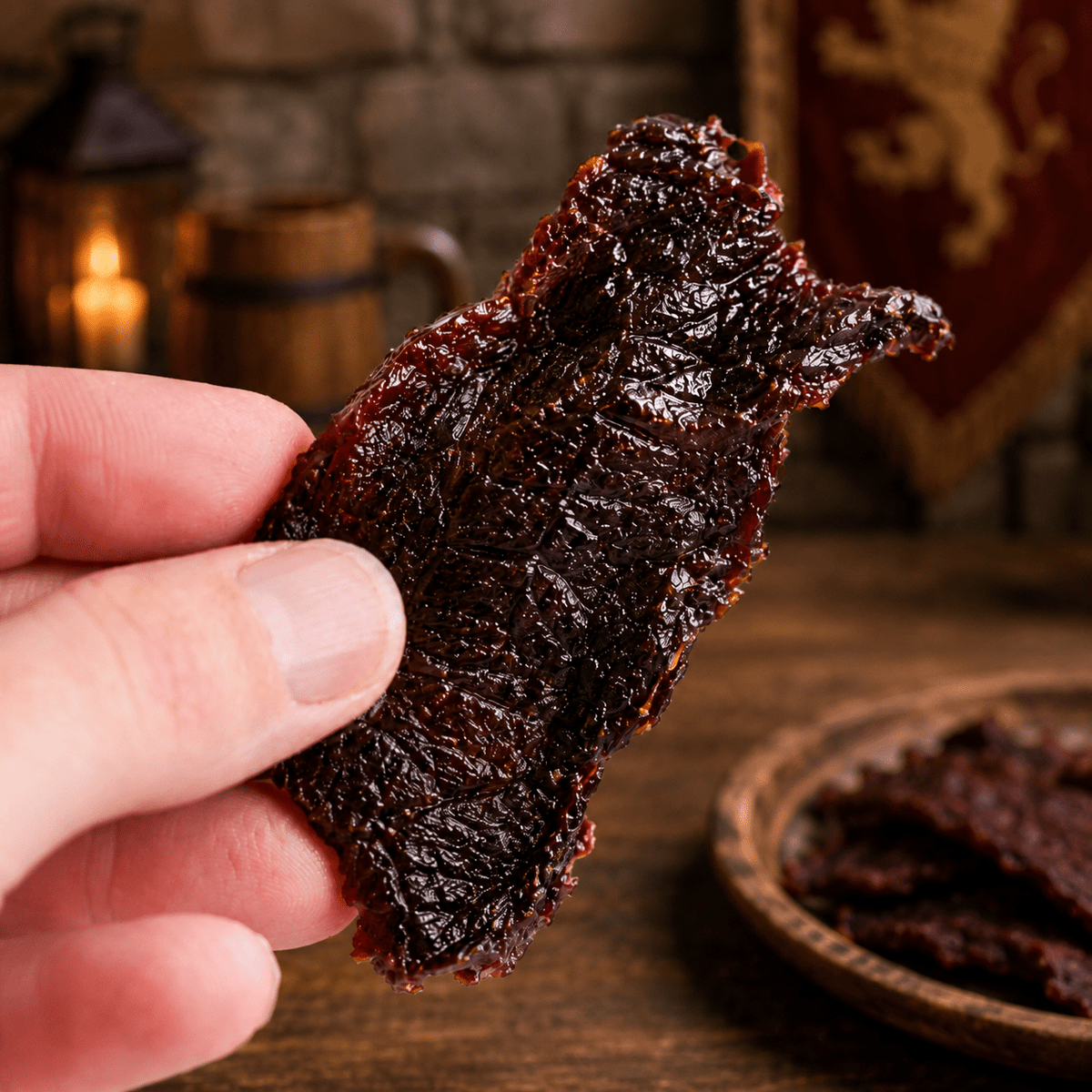 The Armored Kingdom Gourmet Tropical Fusion Beef Jerky-3oz-High-Protein Dried Meat Snack-USDA Certified - The Armored Kingdom
