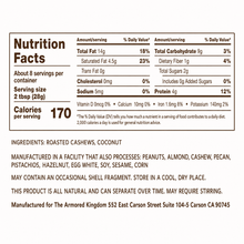 The Armored Kingdom Island Bounty Coconut Cashew Nut Butter Spread Treat - The Armored Kingdom