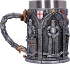 The Armored Kingdom Knight's Vow Mug-Stainless Steel-Heavy Duty Medieval Mug-Built for Daily Use-Regal Design - The Armored Kingdom