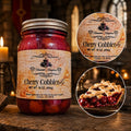The Armored Kingdom Premium Cherry Cobbler Pie in a Jar-16 oz-Real Cherries-Ready to eat - The Armored Kingdom