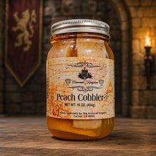 The Armored Kingdom Premium Peach Cobbler Pie in a Jar-16 oz-Real Delicious Peaches - The Armored Kingdom