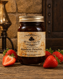 The Armored Kingdom Strawberry Jam Preserves 16oz Rich Flavor & Perfect for Spreads & Toasts - The Armored Kingdom